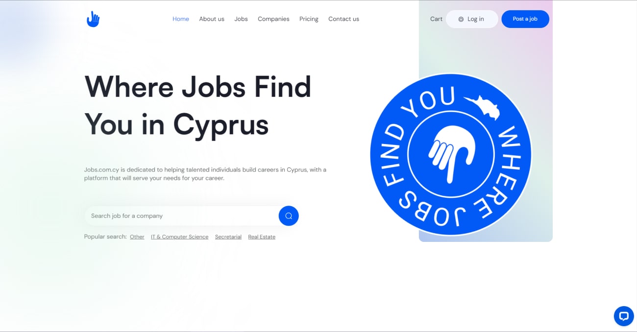 Jobs Cy - Job Board Platform - Job Board project screenshot